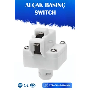 Su Arıtma Cihazlarına Uyumlu Alçak Basinc Switch