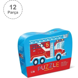 Crocodile Creek Mini Puzzle - 12 Parça - İtfaiye 