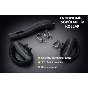 Karaca Granit Tencere için Yan Kulp ve Tava sap Seti