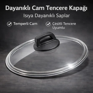 Karaca Kulp + 22 cm Tencere Sahan Tava Cam Kapağı