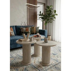 Future Decor Home 3lü Bohem Sehpa Mantar Sehpa