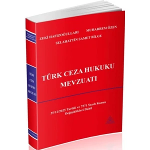 Türk Ceza Hukuku Mevzuatı