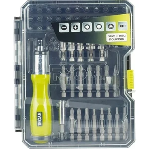 RYOBI RAK59SD Cırcırlı Tornavida ve Vidalama Uç Seti 59 Parça