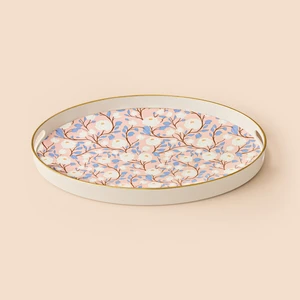 Kitchen Flower Oval Tepsi - Renkli - 39 cm