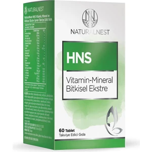 Hns Vitamin-Mineral Bitkisel Ekstre 60 Tablet
