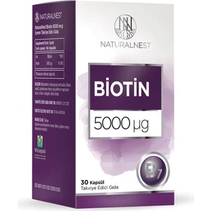 Biotin 5 mg 30 Kapsül