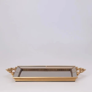 Julia Aynalı Tepsi Altın