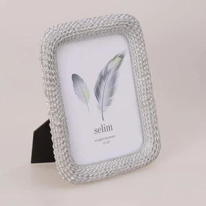 15x20 Chain Çerçeve Gümüş