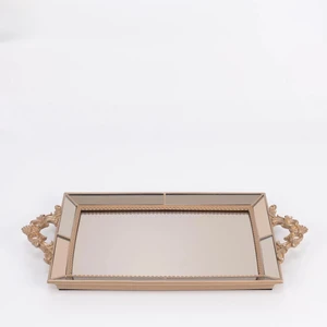 Julia Aynalı Tepsi Vizon