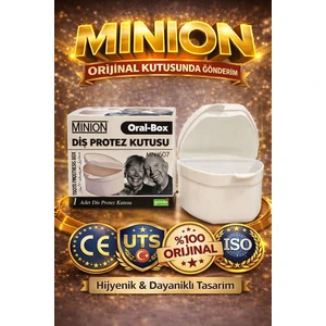 Diş Protez Kutusu Beyaz