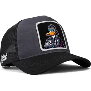 Duckside Logolu Siyah-Antrasit Trucker Şapka