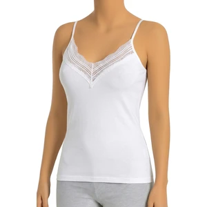 Kadın Atlet Dantelli V Yaka (%96 Pamuk - %4 Elastan)