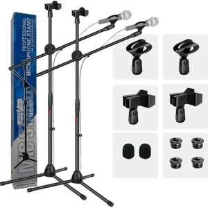 MS06X 2li Set Akrobat Mikrofon Standı Sehpası