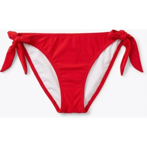 Kırmızı Kalın Ip Bağcıklı Bikini Altı