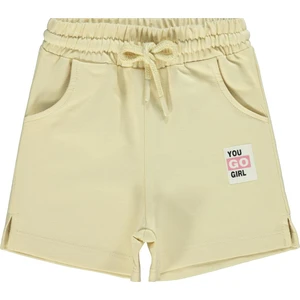 Civil Girls Basic 2-5 Yaş Şort - Sarı 5-6 Yaş