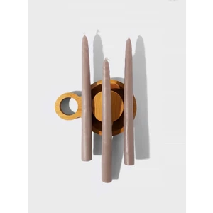 3'lü Vizon Şamdan Mum