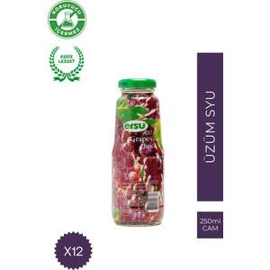 %100 Üzüm Suyu 250 ml 12'li