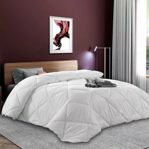 Linnda Home Çift Kişilik Microfiber Yorgan 195 x 215 cm Silikon Dolgulu Yumuşak ve Hafif