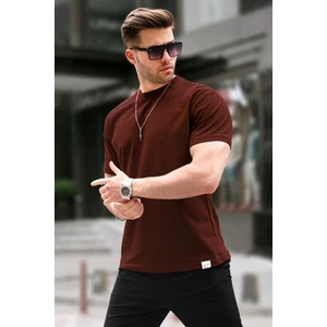 Acı Kahverengi Regular Fit Basic Erkek Tişört 6131