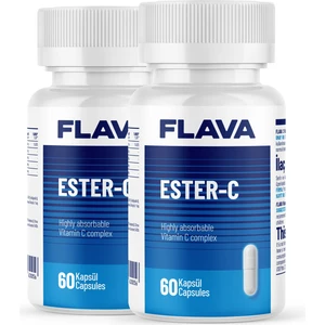 FLAVA ESTER-C 500mg - 60 Kapsül x 2 Adet