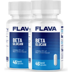 FLAVA BETA GLUCAN - 45 Kapsül x 2 Adet