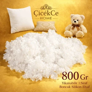ÇİÇEKCE HOME Çiçekce Home Boncuk Silikon elyaf 1 .KALİTE 800 GR