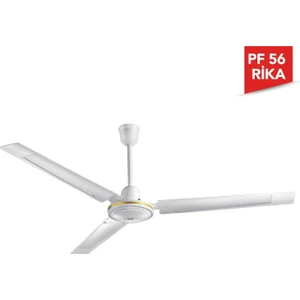 Pf 56 Rika 82 W Metal Tavan Vantilatörü 140 cm Beyaz 3 Kanatlı Salon Kullanımı İçin