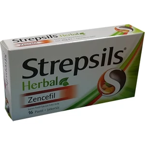 Herbal Zencefil Boğaz Pastili