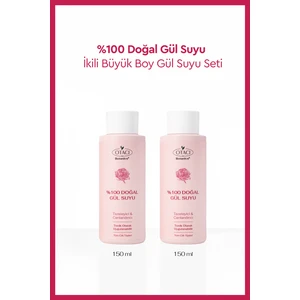 %100 Doğal Gül Suyu 150 ML İkili Paket