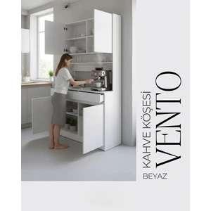 Vento Kahve Köşesi (Beyaz)