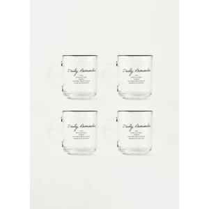 Bella Maison Daily Reminder Kupa 4'lü Siyah (250 Cc)