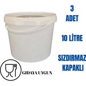 10 Lt 3 Adet Yoğurt Kovası