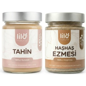 Lilo Natural Tahin ve Haşhaş Ezmesi Seti