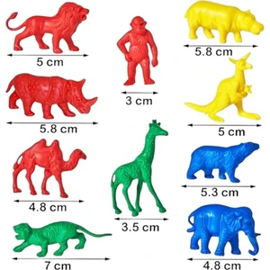 Montessori Hayvan Figürleri Orman Hayvanları Counters
