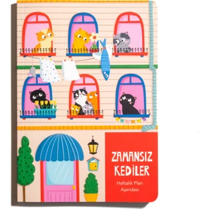 Balkon Zamansız Kedi Ajanda