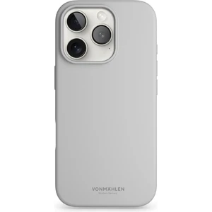 iPhone 16 Pro Max Magsafe Silikon Kılıf Açık Gri
