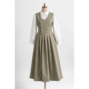 Nirva Butik Düğmeli Tesettür Jile