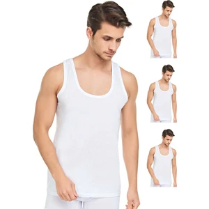 3'lü Paket Erkek Atlet Pamuklu