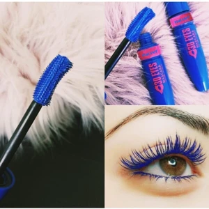 Roesia Rose Cosmetics Büyük Boy Rose 3D Blue Maskara Mavi Renkli Rimel Etkisiyle Gözleri Vurgulayan