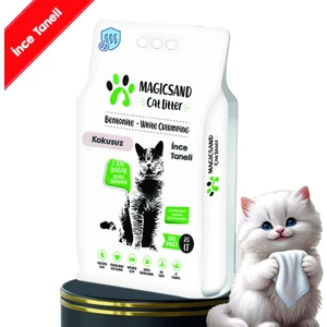 İnce Taneli Kokusuz Kedi Kumu 20 Lt
