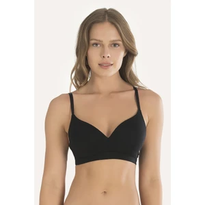 Siyah Covered Seamless Sütyen