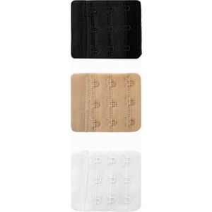 Siyah Beyaz Ten 3lü Agraf