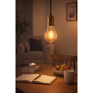 LED Rustik Ampul 6W E27 – 3000K Sarı Işık, 630 Lm, A60