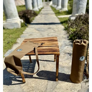 Ahşap Katlanır Rulo Kamp ve Piknik Masası