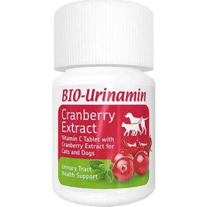Bio PetActive Bio Pet Active Bio-Urinamin Kedi ve Köpekler İçin Kızılcık Özlü C Vitamini Tableti 40 Tablet