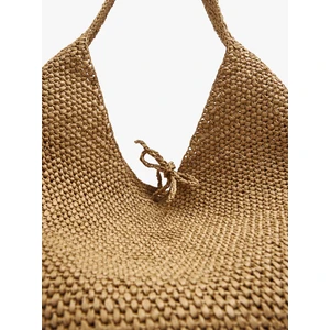 Kadın Hasır Efektli Omuz Çantası