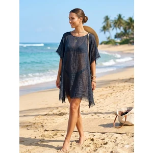 Trend Nexus Yaz Modası Oversize  Siyah Pareo