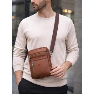 Erkek Taba Askılı Postacı Çanta Omuz Çantası