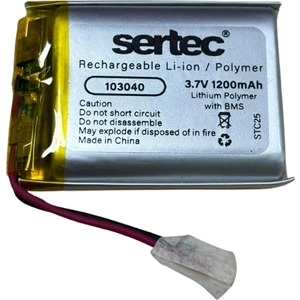 103040 3.7V 1200MAH Li-Polymer Pil (DEVRELI/1.5A)