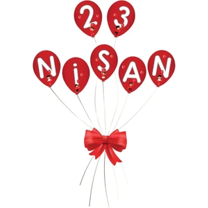 İstoç Parti 23 Nisan Temalı Kapı Süsü